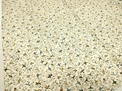 平和屋着物▽上質な小紋　単衣　飛鳥文　正絹　逸品　DABE4975az