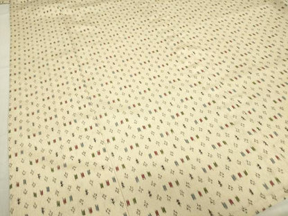 平和屋着物▽上質なお召　単衣　絣文　正絹　逸品　DABE4976az