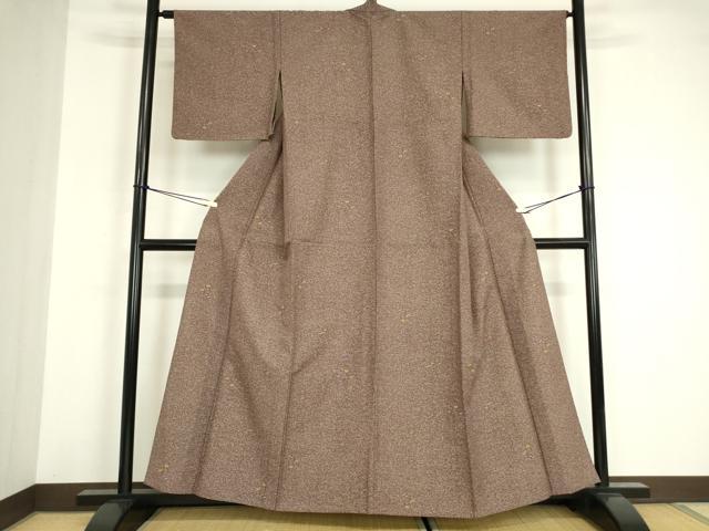 平和屋着物▽小紋　単衣　成物　洗える着物　DABE4990az