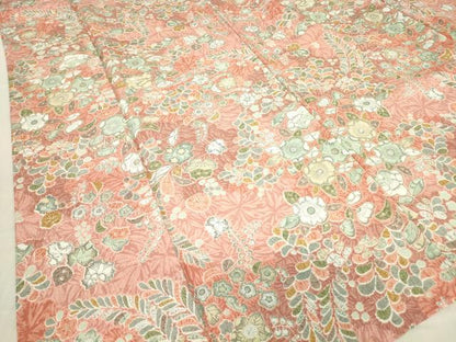 平和屋着物▽小紋　単衣　辻が花　洗える着物　DABE4994az