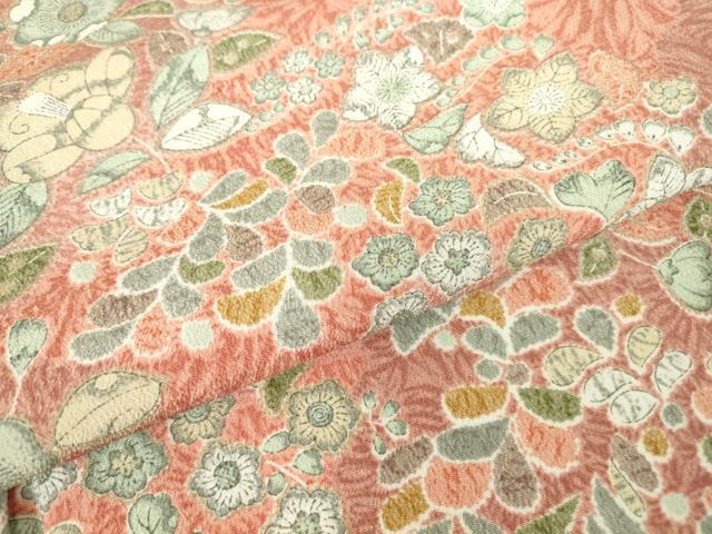 平和屋着物▽小紋　単衣　辻が花　洗える着物　DABE4994az