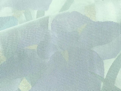 平和屋着物▽訪問着　無双　紗袷　紗×紗　杜若　金彩　正絹　逸品　DABE5000az