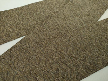 平和屋着物●男性　本場筑前博多織　角帯　霞文　証紙付き　正絹　逸品　未使用　DABE5009ps