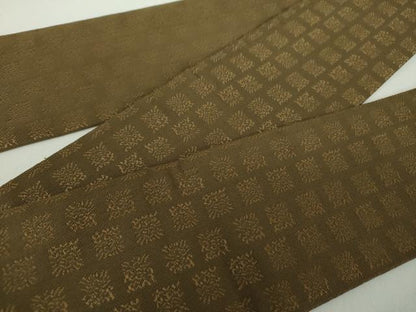 平和屋着物●男性　角帯　花間道　正絹　逸品　未使用　DABE5011ps