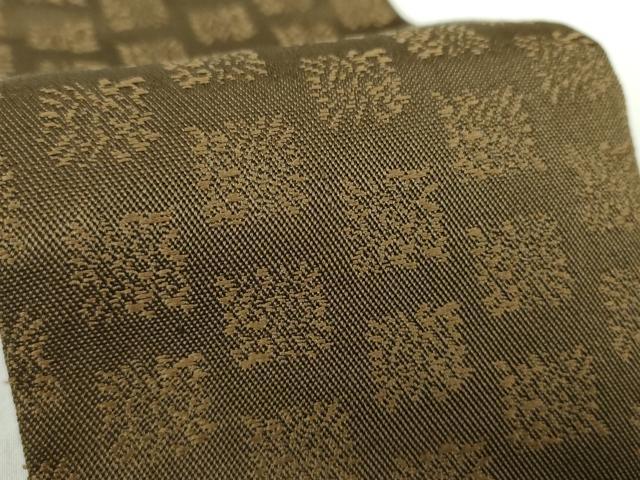 平和屋着物●男性　角帯　花間道　正絹　逸品　未使用　DABE5011ps