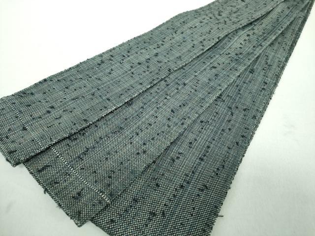 平和屋着物●男性　角帯　髭紬　霞文　正絹　逸品　未使用　DABE5015ps