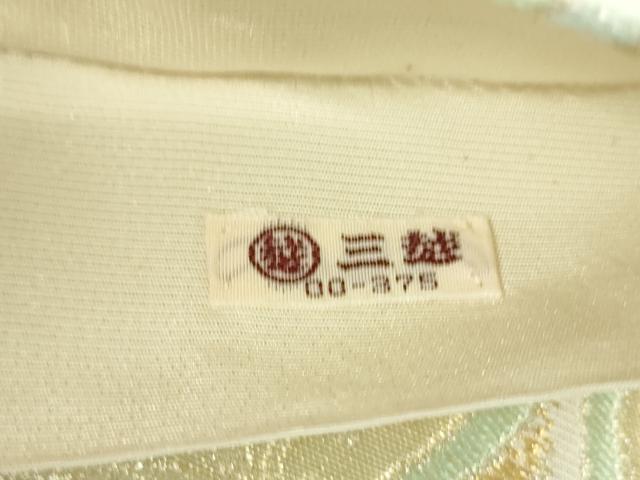 平和屋着物●西陣　川島織物　六通柄　本袋帯　七宝花文　金銀糸　三越扱い　正絹　逸品　DABE5022ps