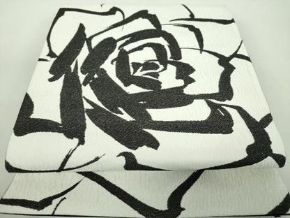 平和屋着物●染色の魔術師　染乃座・大久保玄才　そめのざ玄才　六通柄袋帯　薔薇　正絹　逸品　DABE5049ps