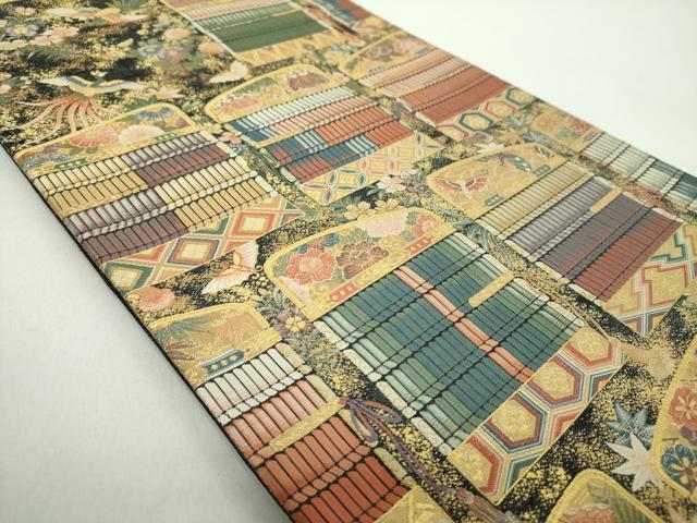 平和屋着物○「美しいキモノ」お馴染みのメーカー となみ織物 六通柄袋帯