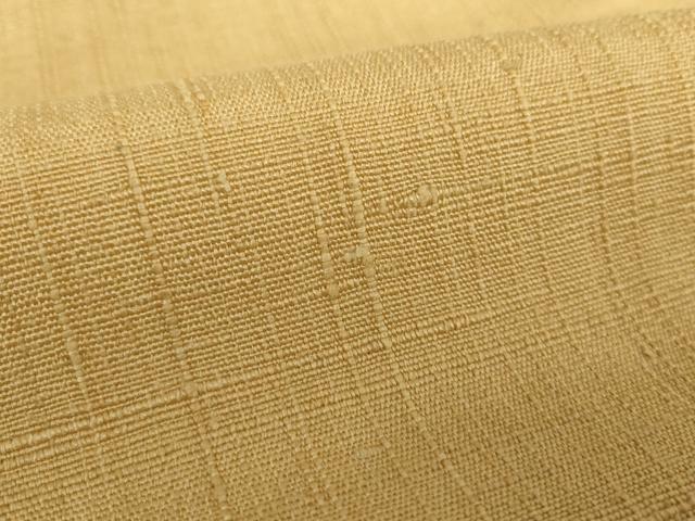 平和屋着物●九寸名古屋帯　紬地　色無地　飴色　正絹　逸品　DABE5072ps 平和屋着物○九寸名古屋帯 紬地 色無地 飴色 正絹 逸品 DABE5072ps