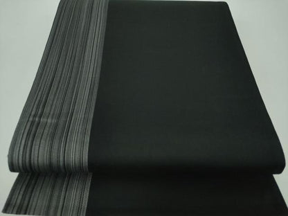 平和屋着物▽両面　六通柄袋帯　スリーシーズン　春夏秋　作家物　源氏香　黒地　金糸　正絹　逸品　DABE5099ps