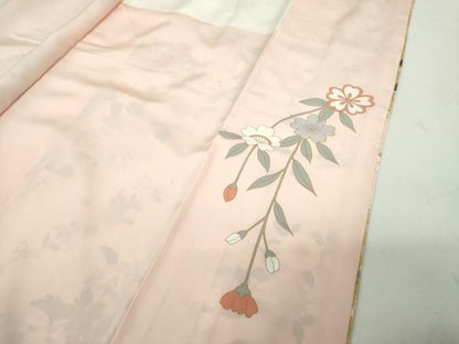 平和屋着物●訪問着　鳳凰花文　暈し染め　金彩　正絹　逸品　DABE5119ps