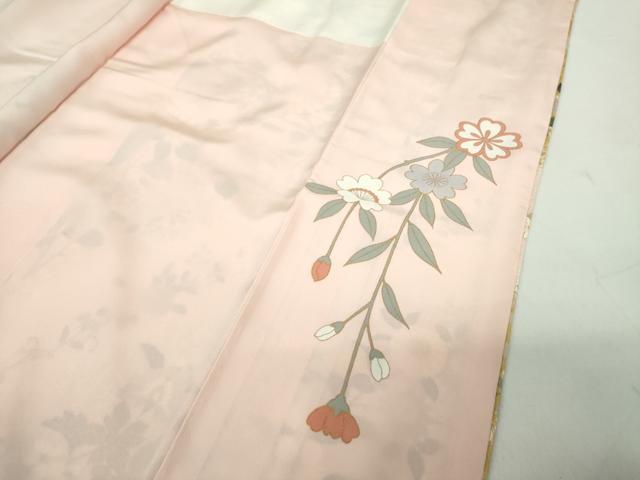 平和屋着物●訪問着　鳳凰花文　暈し染め　金彩　正絹　逸品　DABE5119ps