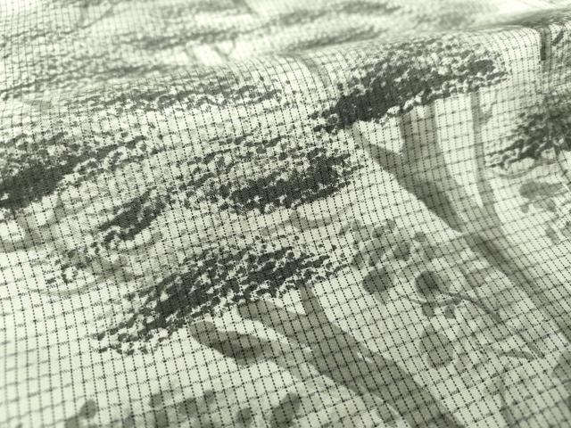 平和屋着物●本場染大島紬　訪問着　作家物　手描き　風景文　正絹　逸品　未使用　DABE5129ps