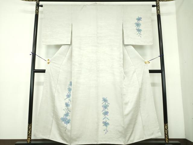 平和屋着物●訪問着　ろうけつ染め　胡蝶蘭　BANKAN　わものや　正絹　逸品　DABE5140ps
