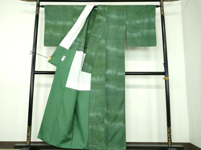 平和屋着物●上質な紬　背抜き仕立て　霞文　正絹　逸品　未使用　DABE5142ps