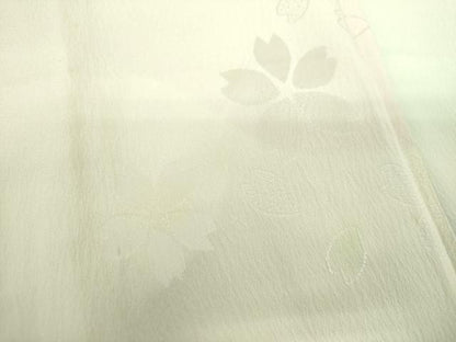 平和屋着物●上質な長襦袢　無双仕立て　絞り　舞桜　暈し染め　正絹　逸品　DABE5146ps