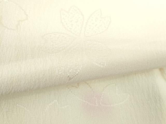 平和屋着物●上質な長襦袢　無双仕立て　絞り　舞桜　暈し染め　正絹　逸品　DABE5146ps