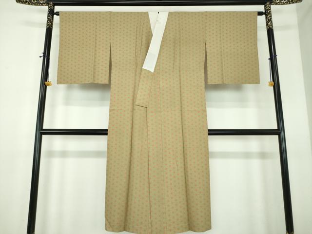 平和屋着物●上質な長襦袢　無双仕立て　半衿刺繍　麻の葉文様　正絹　逸品　DABE5147ps