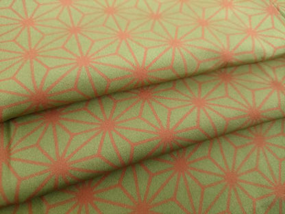 平和屋着物●上質な長襦袢　無双仕立て　半衿刺繍　麻の葉文様　正絹　逸品　DABE5147ps