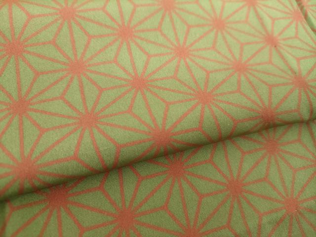 平和屋着物●上質な長襦袢　無双仕立て　半衿刺繍　麻の葉文様　正絹　逸品　DABE5147ps