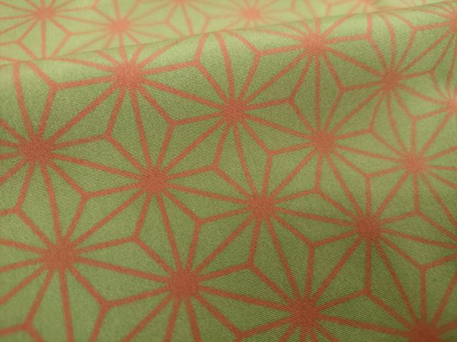 平和屋着物●上質な長襦袢　無双仕立て　半衿刺繍　麻の葉文様　正絹　逸品　DABE5147ps