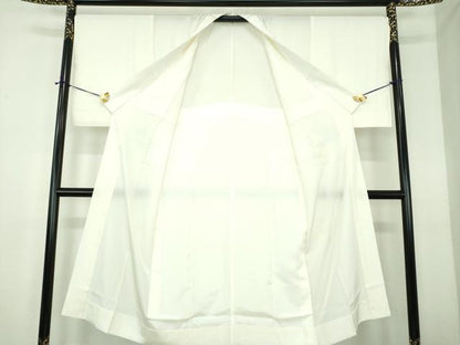 平和屋着物●上質な長襦袢　無双仕立て　菊唐草　生成色　正絹　逸品　DABE5148ps