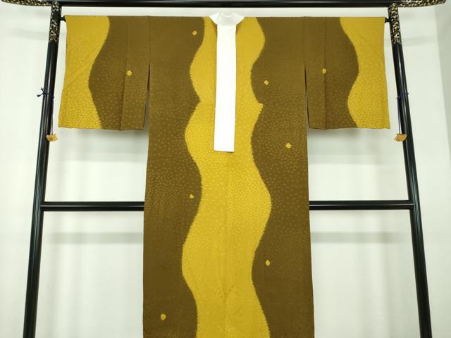 平和屋着物●上質な長襦袢　無双仕立て　絞り　舞桜地紋　正絹　逸品　DABE5149ps