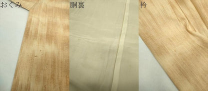 平和屋着物●本場結城紬　重要無形文化財　霞文　奥順謹製　証紙付き　正絹　逸品　DABE5152ps