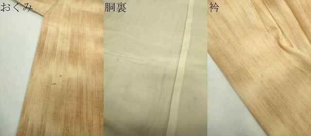 平和屋着物●本場結城紬　重要無形文化財　霞文　奥順謹製　証紙付き　正絹　逸品　DABE5152ps