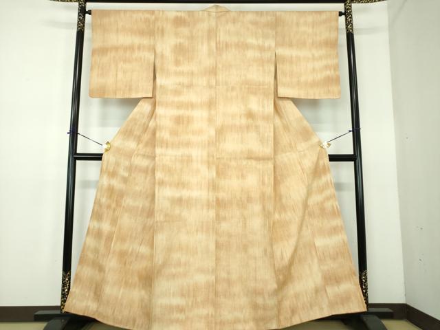 平和屋着物●本場結城紬　重要無形文化財　霞文　奥順謹製　証紙付き　正絹　逸品　DABE5152ps