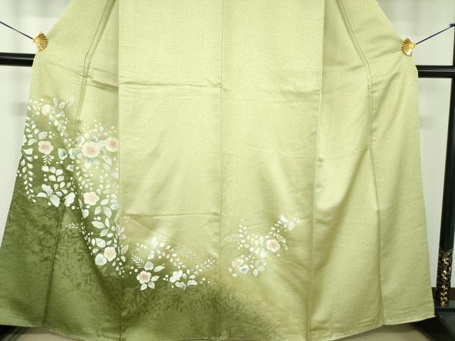 平和屋着物●訪問着　辻が花　暈し染め　金銀彩　正絹　逸品　DABE5155ps