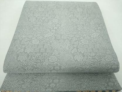 平和屋着物●両面　六通柄袋帯　辻が花　金糸　正絹　逸品　DABE5169ps