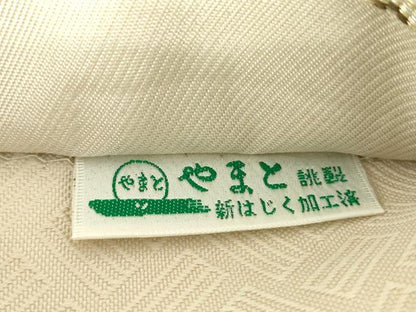 平和屋着物●両面　六通柄袋帯　葡萄蔦の葉文　金銀糸　やまと誂製　正絹　逸品　DABE5188ps