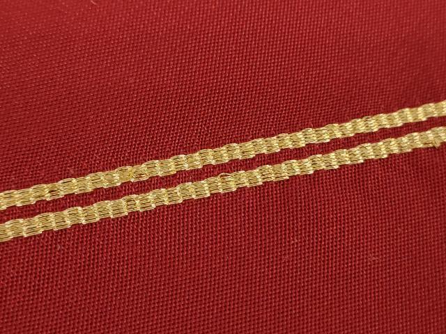 平和屋着物●龍村美術織物　たつむら　九寸名古屋帯　金銀鉄線　金銀糸　正絹　逸品　DABE5197ps