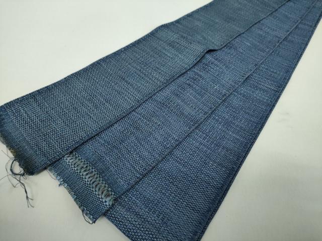 平和屋着物●男性　本場筑前博多織　角帯　霞文　正絹　逸品　DABE5212ps