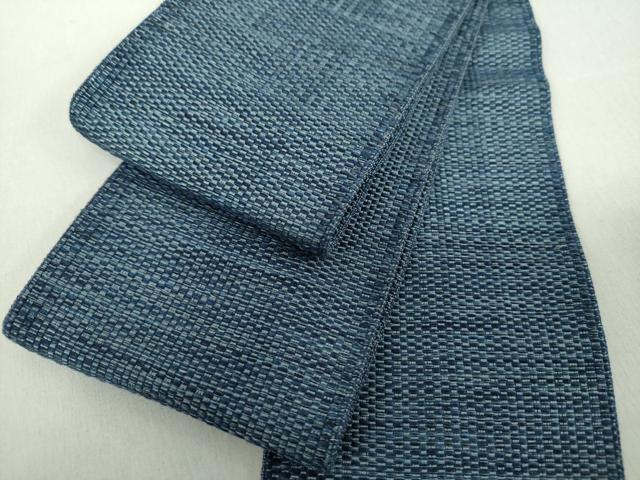 平和屋着物●男性　本場筑前博多織　角帯　霞文　正絹　逸品　DABE5212ps