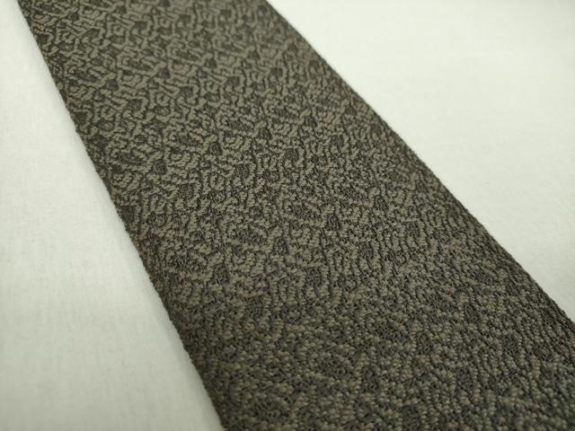 平和屋着物●男性　本場筑前博多織　角帯　霞文　正絹　逸品　DABE5214ps