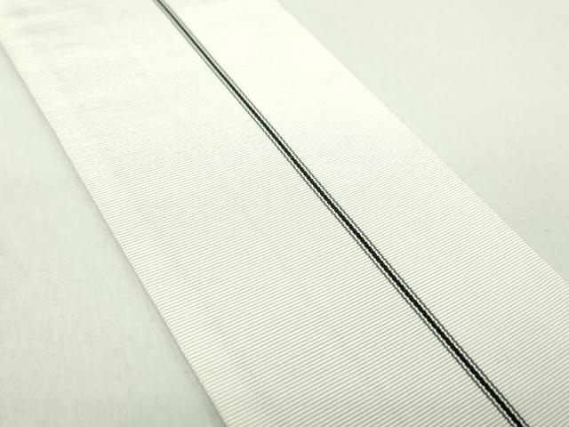 平和屋着物●男性　本場筑前博多織　両面　角帯　献上　正絹　逸品　未使用　DABE5226ps