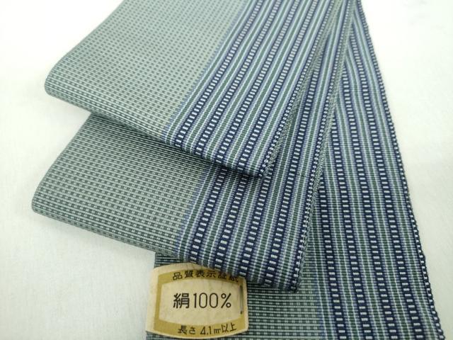 平和屋着物●男性　角帯　宝来織　間道　証紙付き　正絹　逸品　DABE5232ps 平和屋着物○男性 角帯 宝来織 間道 証紙付き 正絹 逸品 DABE5232ps