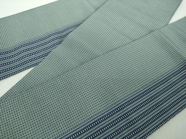 平和屋着物○男性 角帯 宝来織 間道 証紙付き 正絹 逸品 DABE5232ps
