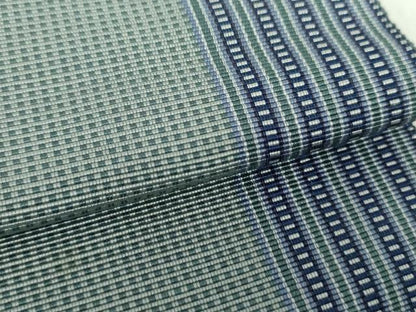平和屋着物●男性　角帯　宝来織　間道　証紙付き　正絹　逸品　DABE5232ps