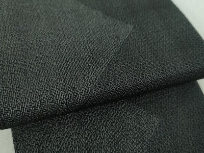 平和屋着物●男性　本場筑前博多織　角帯　菱間道　正絹　逸品　DABE5240ps