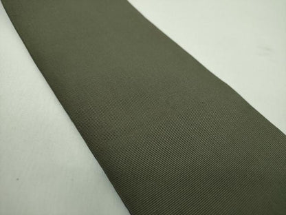 平和屋着物●男性　本場筑前博多織　両面　角帯　黒色×仙斎茶色　正絹　逸品　DABE5242ps