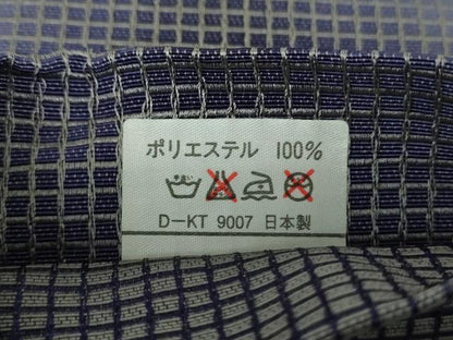 平和屋着物●男性　世界的ファッションデザイナー　山本寛斎　kansaiブランド　両面　角帯　格子　逸品　未使用　DABE5257ps