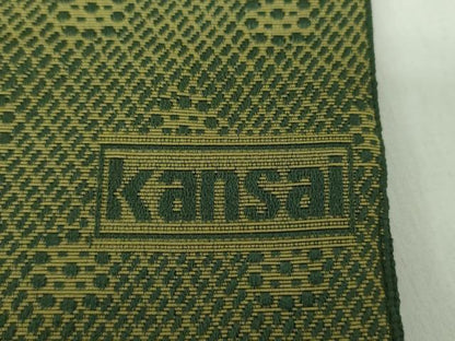 平和屋着物●男性　世界的ファッションデザイナー　山本寛斎　kansaiブランド　両面　角帯　いちご錦　逸品　DABE5258ps