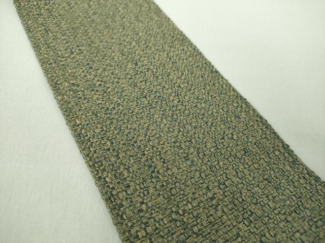 平和屋着物●男性　角帯　霞文　正絹　逸品　DABE5278ps