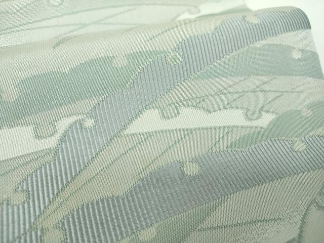 平和屋着物●六通柄袋帯　雪芝文　正絹　逸品　未使用　DABE5307ps