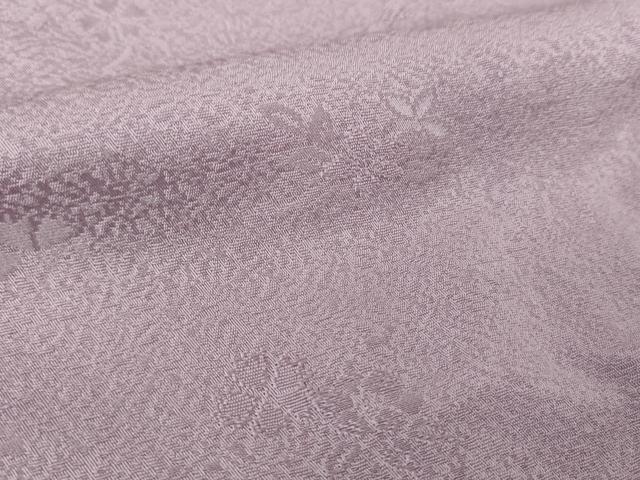 平和屋着物●上質な色無地　草花地紋　鳩羽色　やまと誂製　正絹　逸品　DABE5368ps