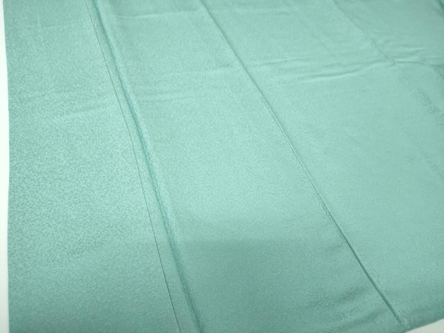 平和屋着物●上質な色無地　霞地紋　白群色　正絹　逸品　未使用　DABE5371ps